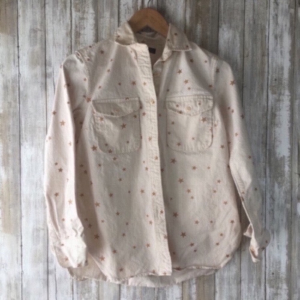 J. Crew Gold Star Button Down - Picture 2 of 6